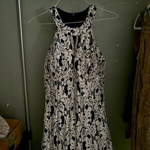 Black and Silver Homecoming Gown